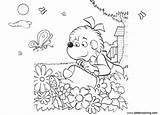 Coloring Pages Bears Berenstain Garden Kids Printable sketch template