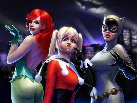Birds Of Prey Poison Ivy Harley Quinn And Catwoman Dc