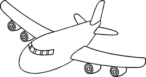 preschool printable airplane coloring pages dejanato