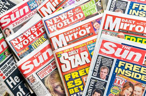 tabloid newspaper examples examples  british red top newspapers