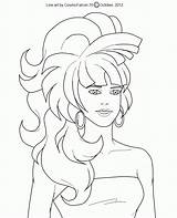 Coloring Pages Jem Holograms Raya Comments Getcolorings Getdrawings Library Alonso Carmen Choose Board sketch template