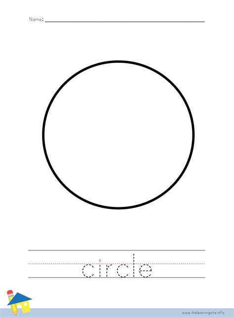 circle coloring worksheet  learning site