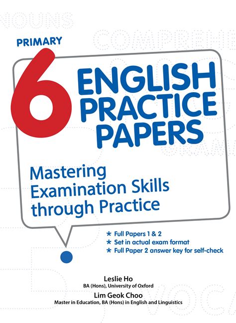 primary  english practice papers mastering examination skills