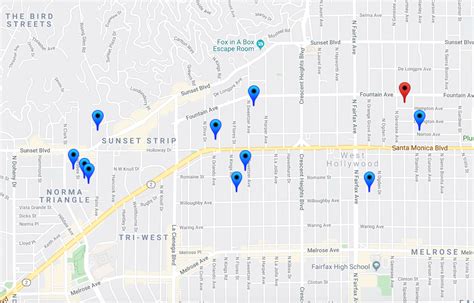 halloween sex offender safety map west hollywood 2019 west hollywood ca patch
