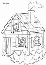 Brick Coloring Clipart Pages Webstockreview Pigs Three Little sketch template