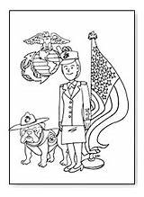 Coloring Card Marine sketch template