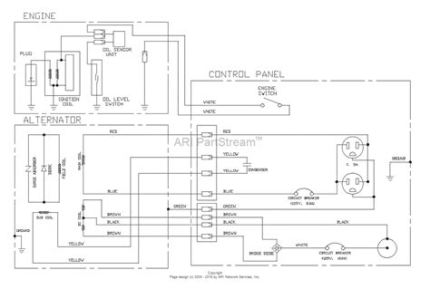 single phase portable generator wiring diagram wiring digital  schematic