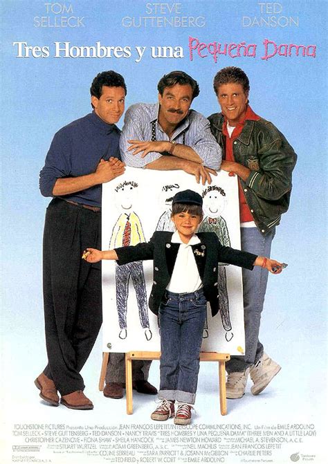 tres hombres y una pequeña dama película 1990