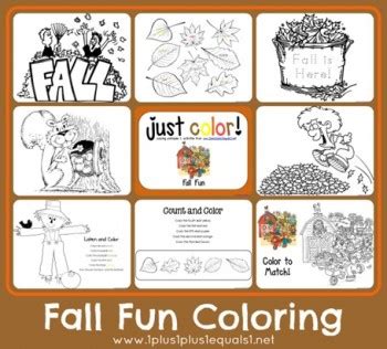 fall coloring printables