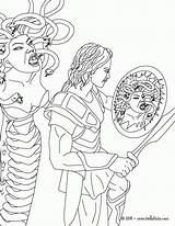 Coloring Medusa Perseus Greek Pages Mythology Mythologie Coloriage Para Colorear Méduse Myth Et Persée Grec La Heroes Mitología Hellokids Myths sketch template