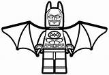 Lego Coloring Superhero Pages Batman Kids sketch template