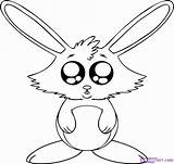 Animals Draw Cartoon Animal Easy Drawings Cute Drawing Bunny Coloring Step Pages Cartoons Clipart Cool Rabbit Line Cliparts Really Print sketch template
