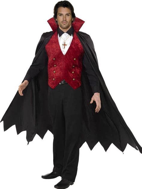 men s gothic vampire costume classic vampire halloween costume