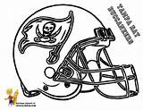 Helmet Nfl Printable Buccaneers Bay Helmets Ausmalbilder Texans 49ers sketch template