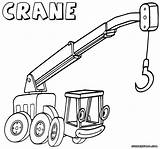 Crane Coloring Pages Kids Print Colorings Comments sketch template