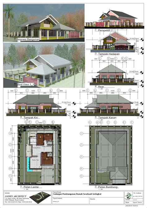 single storey bungalows  sabak bernam selangor malaysia model house plan single storey