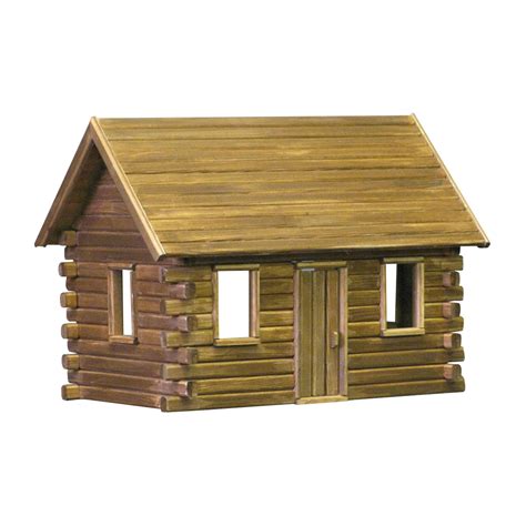 crocketts log cabin dollhouse kit real good toys