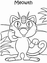 Coloring Pokemon Pages Printable Kids Meowth Print Colouring Book Word Activities Search Sheet Infernape Color Clip Adventure Favorite Grandparents Printables sketch template