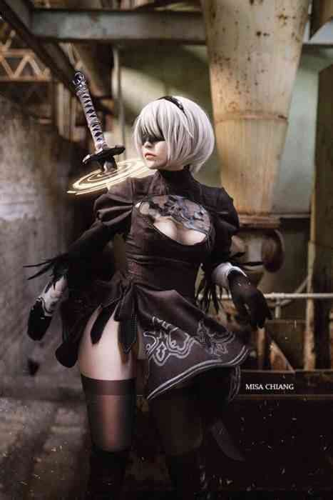sexy nier automata cosplay is simply spectacular