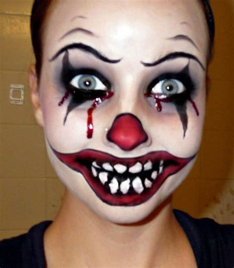 scary clown halloween makeup gails blog