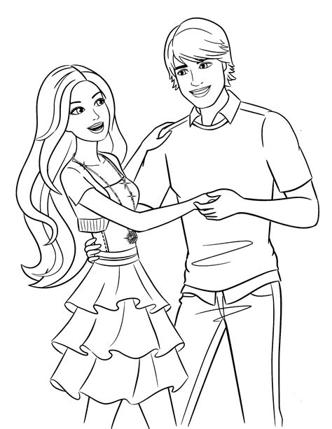 coloring pages printable barbie subeloa