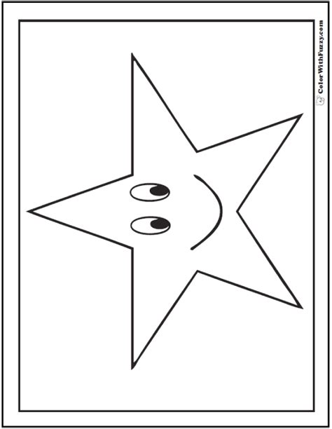 star coloring pages customize  print ad