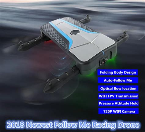 folding selfile follow  rc drone  attitude holld optical flow position p camera pocket