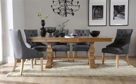extending oak dining table seats  jenson   seat oval extending