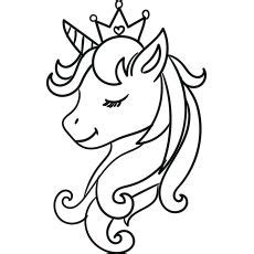 beautiful unicorn head coloring pages unicorn coloring pages unicorn