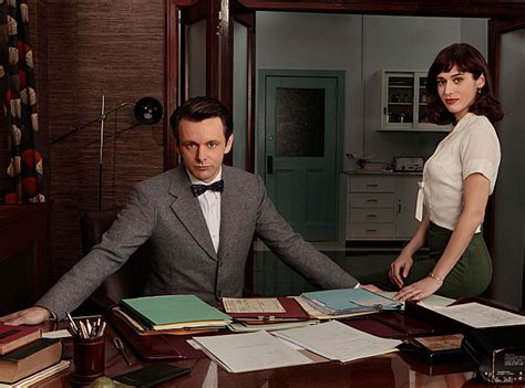 masters of sex michael sheen and lizzy caplan reveal what they ve