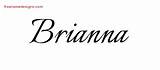Name Brandon Brianna Tattoo Designs Britney Breanna Brandi Branden Braden Breanne Calligraphic Brendan Names Graphic Lettering Freenamedesigns Printable Girl sketch template