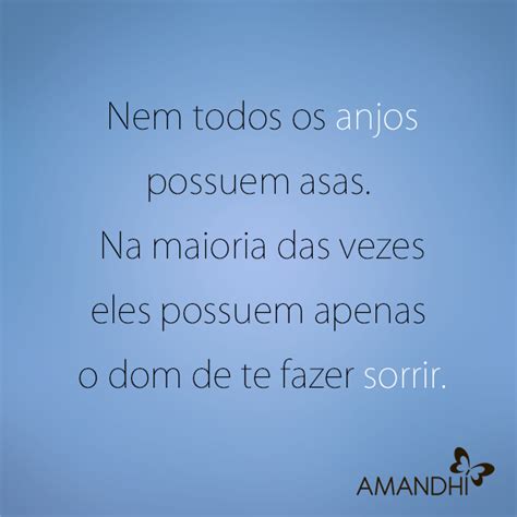 nem todos os anjos possuem asas na maioria das vezes eles