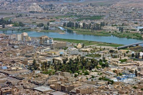 dramatic drone footage shows  mosul     years