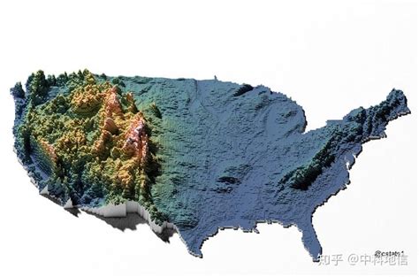 以另一种视角看地图：世界各地区、国家3d可视化地形图 知乎