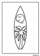 Surfboard Coloring sketch template