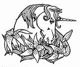 Unicorn Coloring Head Printable Myth Incredible Sheet sketch template