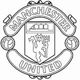 Manchester United Logo Clipart City Coloring Pages Template Colorir Clip Desenhos Imprimir Sketch sketch template