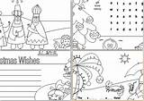 Coloring Book Christmas Template Pages Details Preview sketch template