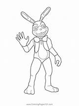 Glitchtrap Freddy Printable Freddys Kids Coloringpages101 sketch template