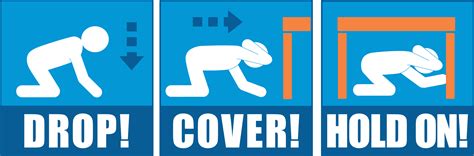 drop cover  hold  state encourages vermonters  learn earthquake safety protocol