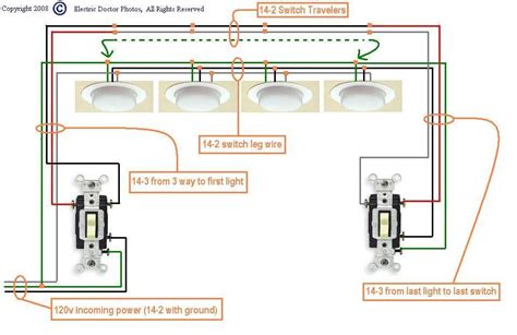 wiring diagram    switches  multiple lights