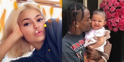 kylie jenner shares a gorgeous portrait with travis scott and stormi webster for thanksgiving