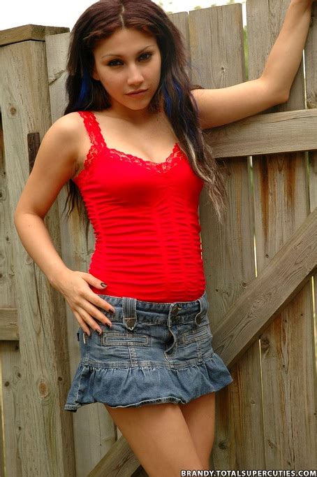 perfect teen broad in slutty denim mini skirt xbabe