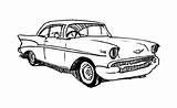 Coloring Pages Chevy Cars Car Truck Vintage Classic Template sketch template