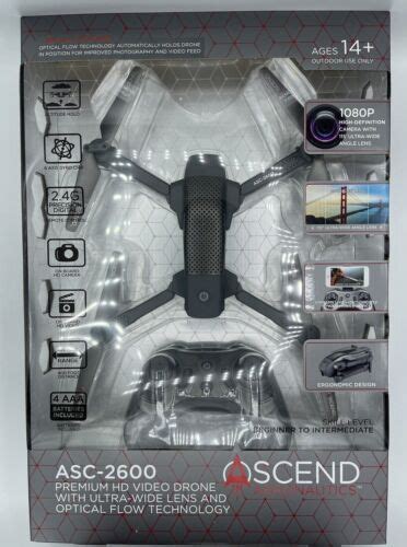 ascend aeronautics asc  premium video drone  hd p camera