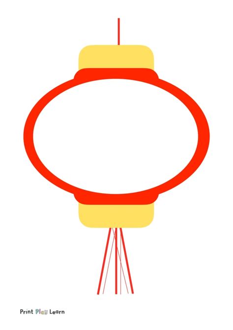 printable chinese lantern template