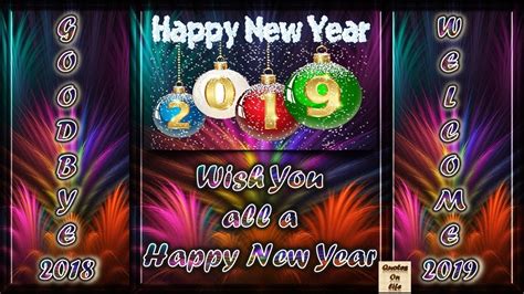 Happy New Year 2019 Wishes Animated Ecard Greetings