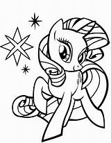 Coloring Pages Pony Kids Getcolorings Equestria Rarity Mlp sketch template
