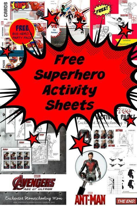printable superhero activity sheets super hero activities