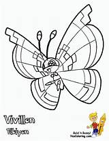 Coloring Pokemon Pages Vivillon Printable Sylveon Library Clipart Collection Popular sketch template